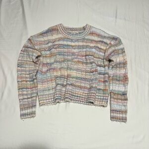 Pastel Striped Women's Sweater
